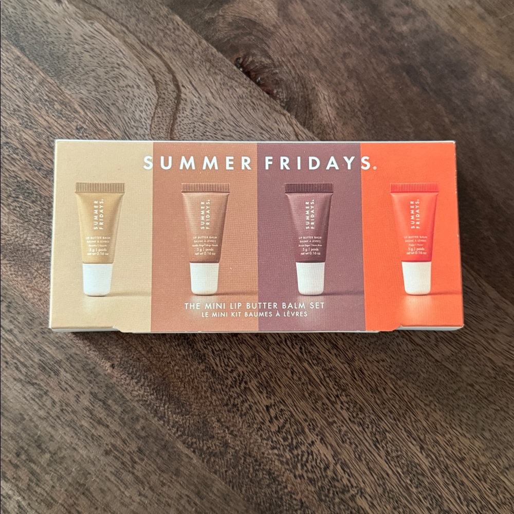 NWT! Summer Fridays The Mini Lip Butter Balm Set of 4 - Picture 4 of 9